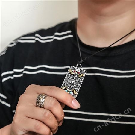 意轩夔牛挂件男士吊牌项链吊坠远古神兽随身随身潮男厂家直供