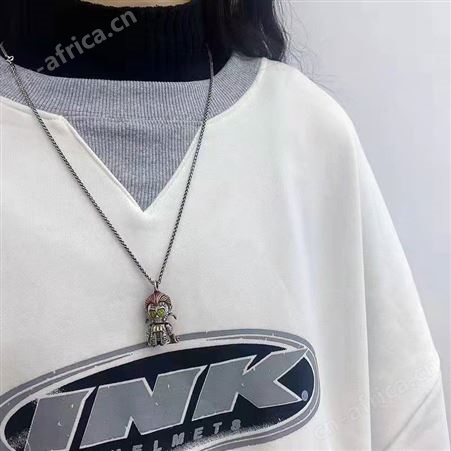 意轩黑暗军团鬼娃娃个性复古时尚潮玩男女项链挂件吊坠厂家直供