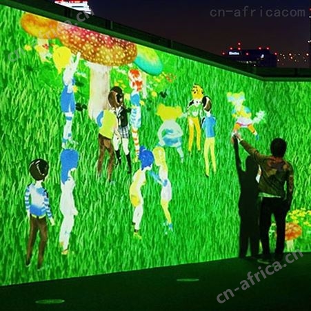 商场游玩社区投影互动 全息3D投影技术设备 墙面投影游戏互动
