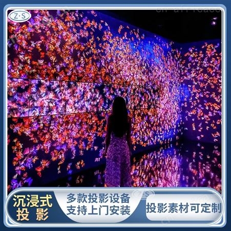新年年味气氛素材主题 5d全息酒店大屏墙面地面投影 广州新款互动融合设备厂家