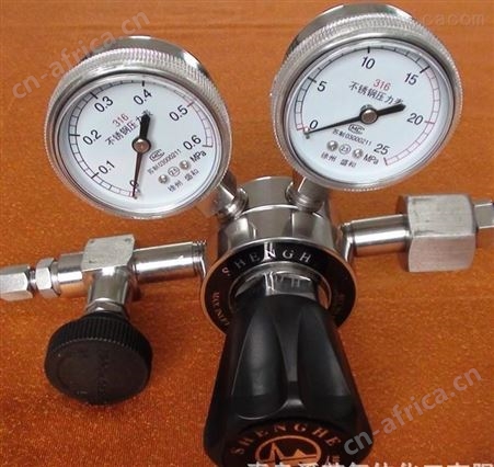 长期出售高纯气体减压器 氦气减压器 氩气减压器 标气瓶用减压器 进口螺纹W21.8