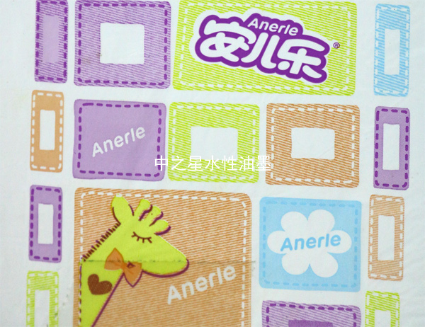 柔印水性油墨印刷效果