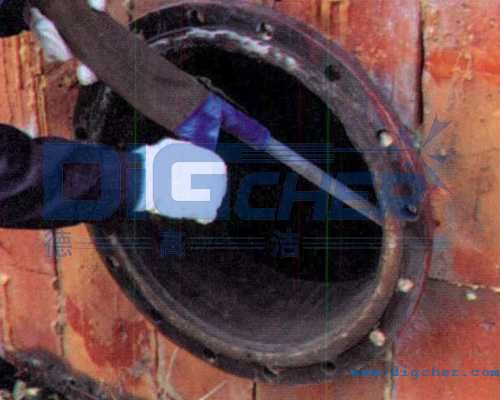 干冰清洗储油罐现场