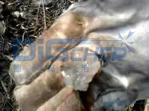 煤气管道积萘结晶